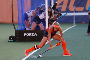 Carolin Hoffmann finished second on the Orange in goals last season, while also serving as one of the main offensive facilitators.